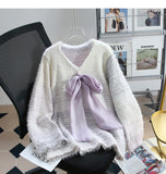 Niulatu style gentle lace sweater HZ1108