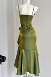 Niulatu ruffled suspender dress birthday dress HZ1026