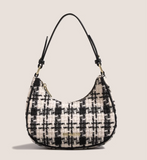 Niulatu woolen crescent bag shoulder messenger bag HZ1108