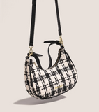 Niulatu woolen crescent bag shoulder messenger bag HZ1108