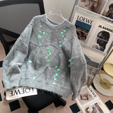 Niulatu sequined knitted sweater HZ1108