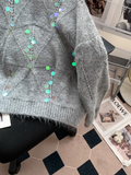 Niulatu sequined knitted sweater HZ1108