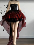 Niulatu Ball Gown Sweetheart Burgundy Short Birthday Dresses Birthday Outfits SD505