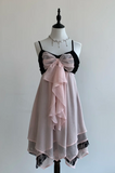 Niulatu Spaghetti Strap A-Line Chiffon Short Prom Dresses, Pink Homecoming Dresses HZ1026