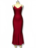 Niulatu Spaghetti Straps Mermaid Evening Dress Prom Dress HZ1007