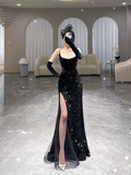 Niulatu Long Prom Dress New Arrival Sexy Slit Evening Dress HZ1007