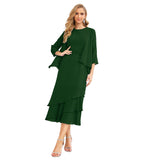 Niulatu Chiffon Spring Mother of The Bride Dresses A-Line Plus Size for Women Formal Prom HZ1007