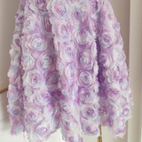 Niulatu A Line Sweetheart Lilac Lace Vacation Dresses Short Floral Birthday Outfits SD333