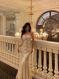 Niulatu Mermaid Sweetheart Long Ruffles Prom Dresses Birthday Dress SD569
