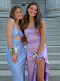 Niulatu Satin Long Prom Dress Evening Dress HZ1007