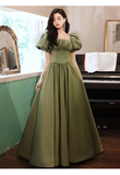 Niulatu Evening Dress Temperament Long Bubble Sleeve Princess Dress HZ1007