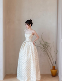 Niulatu Spaghetti Straps Satin Print Evening Dress Formal Prom Dress Wedding Guest Dress HZ1007