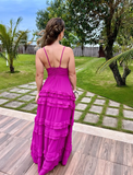 Niulatu Purple V-Neck Prom Dress, Graduation Party Dresses HZ0113