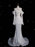 Niulatu Off The Shoulder Mermaid Evening Dress Glam Dress HZ1007