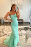 Niulatu Mermaid Lace Appliques Long Prom Dresses, Evening HZ1007