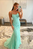 Niulatu Mermaid Lace Appliques Long Prom Dresses, Evening HZ1007
