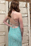 Niulatu Mermaid Scoop Neck Lace Up Back Prom Dresses, Party HZ1007