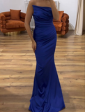 Niulatu Royal Blue Mermaid Evening Dress Pageant Dress HZ1007