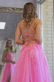 Niulatu Split Long Prom Dresses, Evening Dress With Lace HZ1007