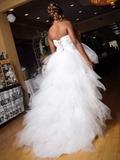 Niulatu Tulle High Low Long Prom Dress Formal Evening Dress HZ1007