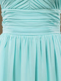 Niulatu Floor Length Prom Dresses A-Line Halter Open Back HZ1007