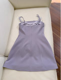 Niulatu A Line Spaghetti Strap Silver Sequin Butterfly Satin Homecoming Dress HZ0113
