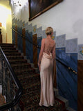 Niulatu Backless Sheath Prom Dress Evening Dress Glam Dress HZ1007