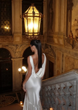 Niulatu Satin Long Evening Dress Formal Prom Dress HZ1007