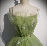 Niulatu Formal Evening Dress Women's Prom Dresses Party Graduation Gowns Long Green Party Dresses HZ1007