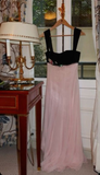Niulatu Straps Prom Dress Pink A Line Long Evening Dress HZ1007
