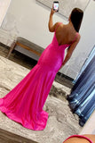Niulatu Scoop Neck Satin Prom Dress with HZ1007