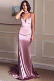 Niulatu Straps Lavender Long Prom Dresses Mermaid Evening HZ1007