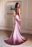 Niulatu Straps Lavender Long Prom Dresses Mermaid Evening HZ1007