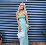 Niulatu Cut-out Waist Long Evening Dress Charming Party Gown HZ1007