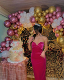 Niulatu Sweetheart Neckline Long Evening Dress 22th Birthday Outfit HZ1007