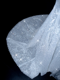 Niulatu Mermaid Sequin Beaded Evening Dress Blue Tulle Prom Dress HZ1007