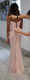 Niulatu Strapless A Line Pink Prom Dress HZ0113
