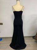 Niulatu Long Prom Dresses Strapless Mermaid Evening Dresses Sparkle Tight Prom Dresses HZ1007