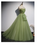 Niulatu Formal Evening Dress Women's Prom Dresses Party Graduation Gowns Long Green Party Dresses HZ1007