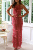 Niulatu And Summer 2025 New Sleeveless Sleeveless Loose Waist Two Sets INS Vacation Loose Skirt Suit Women SPCP