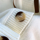 Korean Version Of The Bear Sweater Cardigan Women's Coat 2025 Autumn And Winter New Wear Rope Lazy Pocket Knitting Outside The Coat HZ0108