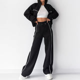 Women's 2025 Spring Set Temperament Casual Loose Fashion Cardigan With Tunic Suit For Women HZ0108