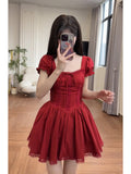 Niulatu A line Spaghetti Straps Short Homecoming Dresses Party Dress Birthday Outfits SD1204