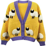 Autumn And Winter New Heavy Industry Hand Embroidery Cardigan Jacket Sweater Female Senior Feel Dongdaemun Korean Women's Design Sense HZ0108