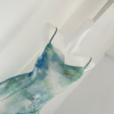 Cute Mermaid Spaghetti Straps Green Long Summer Dress For Women HZ1214