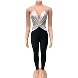 2025 New Summer Women's Bright Side Cross-Faced Chest Tightness Slings HZ0108