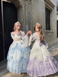 Vintage Ball Gown Off The Shoulder Short Sleeves Spring 16th Birthday Dress Lolita Summer Dress 18th Birthday Outfits HZ1214