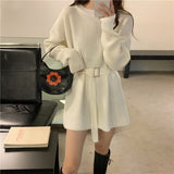 French Retro High-End Retro Knitted Dress Women's Spring And Autumn Chic Women's Beautiful Goddess Fan Sweater Dress HZ0108