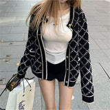 Spring 2025 Women's Sweater Cardigan Women's Design Sense Of Small Lazy Inside Feel Lazy Outside The Tidly Languid Style HZ0108
