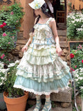 Vintage Ball Gown 2 Pieces Summer Holiday Dresses 16th Birthday Dress Lolita Dress Birthday Outfits HZ1214